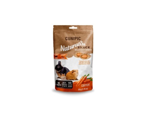 Cunipic Snacks naturaliss Multivitamin Carrot 50gr