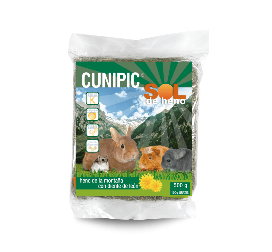 Cunipic Sol de heno con diente de león 500 gr