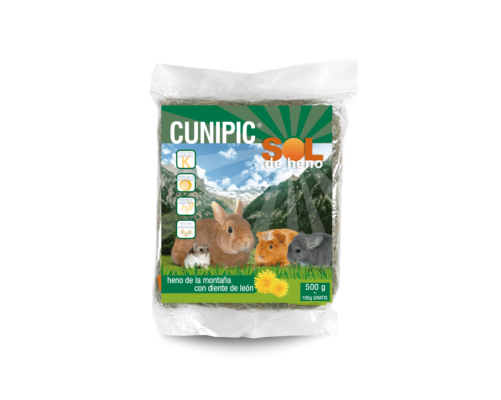Cunipic Sol de heno con diente de león 500 gr