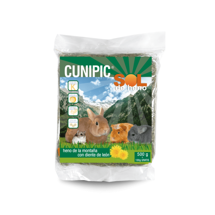 Cunipic Sol de heno con diente de león 500 gr