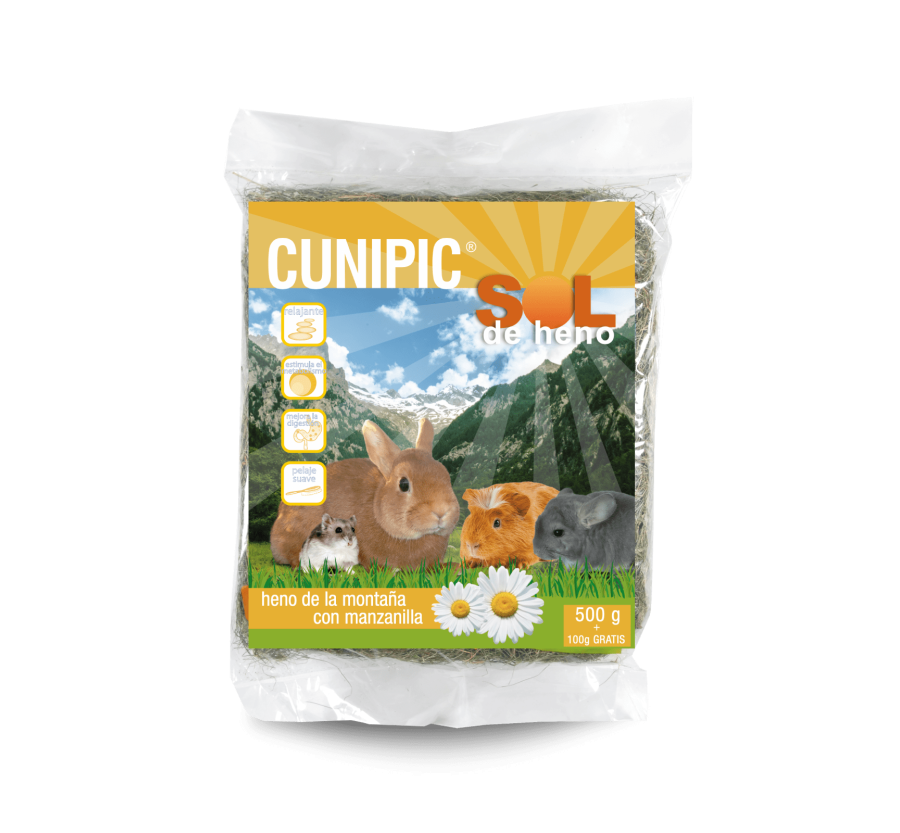 Cunipic Sol de heno con manzanilla  500 gr