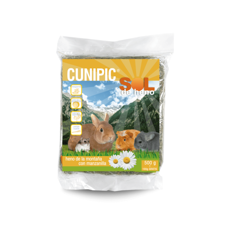 Cunipic Sol de heno con manzanilla  500 gr