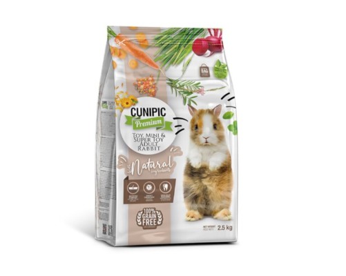Cunipic Toy & Mini Adult Rabbit 2.5 kg
