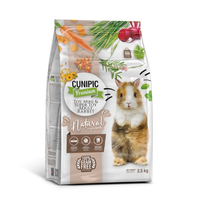 Cunipic Toy & Mini Adult Rabbit 2.5 kg