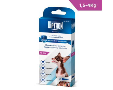 PIPETA FIPRONILO + PERMETRINA  PERRO MUY PEQUEÑO (1,5-4 KG)