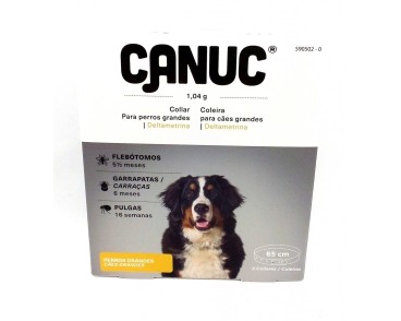 CANUC - COLLAR DELTAMETRINA 65CM - PERRO GRANDE - 2 UDS