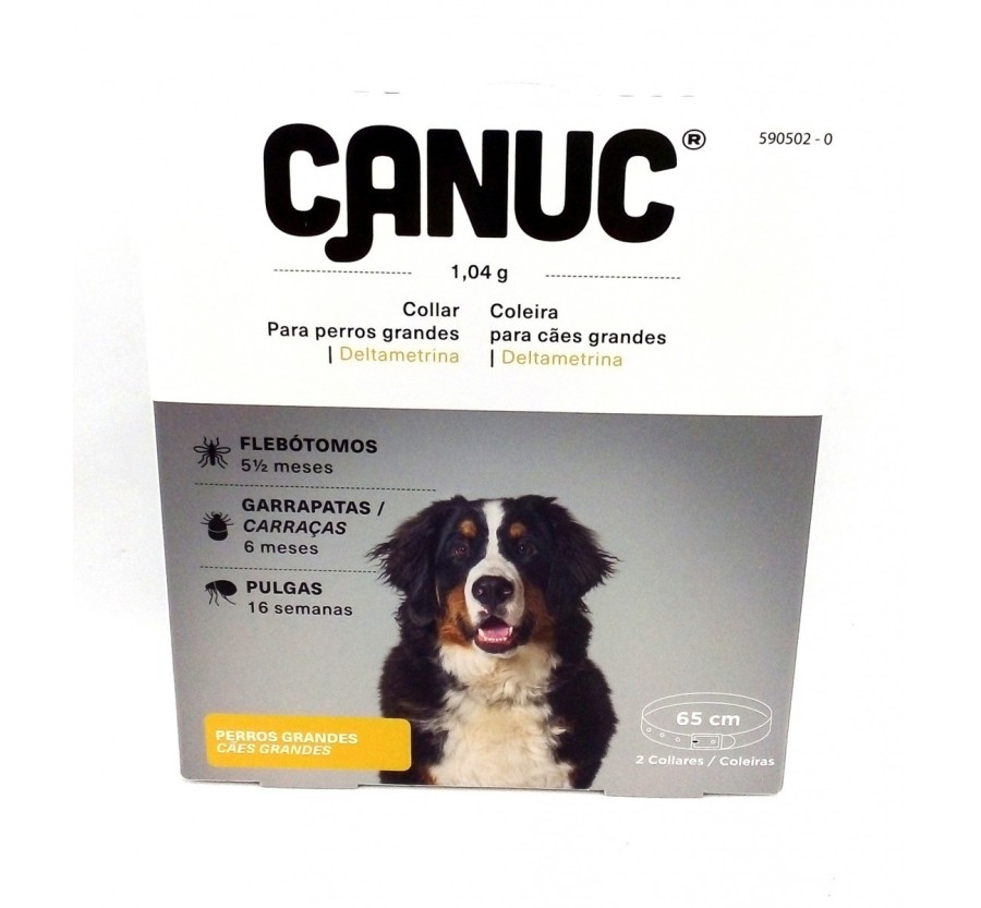 CANUC - COLLAR DELTAMETRINA 65CM - PERRO GRANDE - 2 UDS
