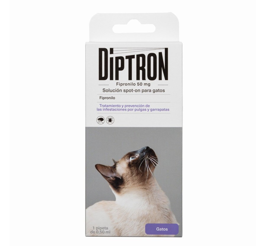 DIPTRON - PIPETA FIPRONILO 0,5 ML - GATO