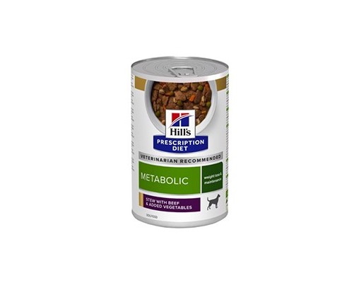 Hill's Prescription Diet Canine Metabolic estofado con sabor a ternera y verduras 354g