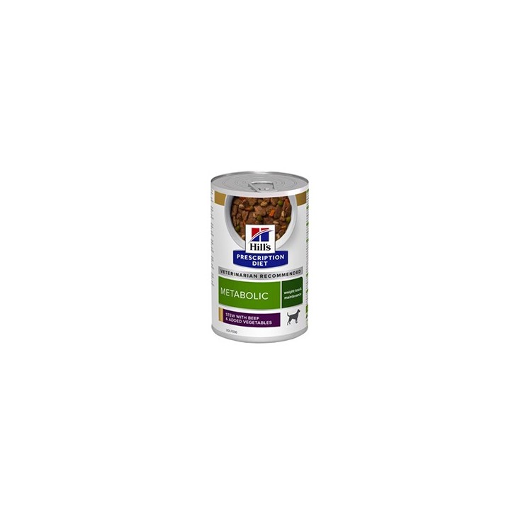 Hill's Prescription Diet Canine Metabolic estofado con sabor a ternera y verduras 354g