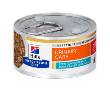 Hill's Prescription Diet Feline c/d Multicare Stress estofado con atún y verduras 82g