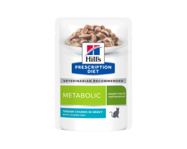 Hill's Prescription Diet Feline Metabolic peix oceànic (bossetes) 12x85g