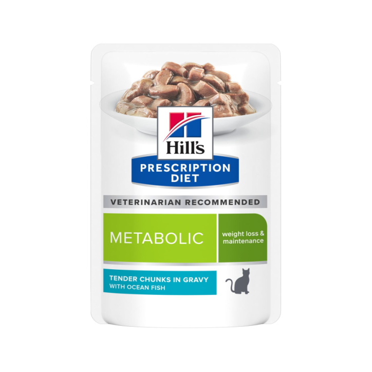 Hill's Prescription Diet Feline Metabolic pescado oceánico 85g