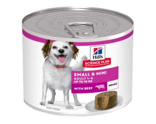 Hill's Science Plan Canine Adult Mousse Small & Mini vedella (llauna) 200g