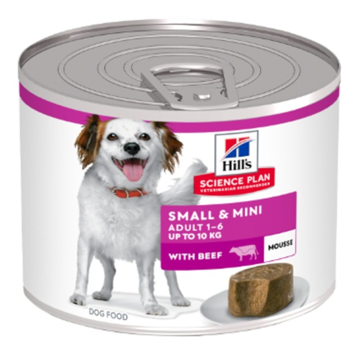 Hill's Science Plan Canine Adult Mousse Small & Mini vedella (llauna) 200g