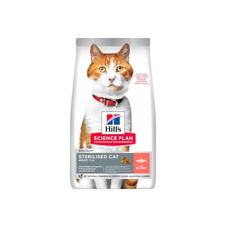 Hill's Science Plan Feline Adult Sterilised Cat salmón 7kg