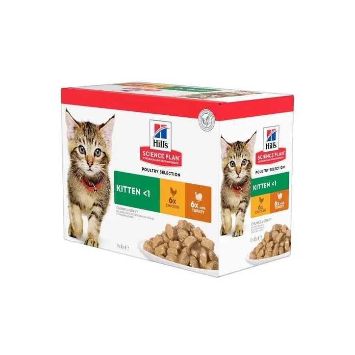 Hill's Science Plan Kitten Pollo y Pavo 85g