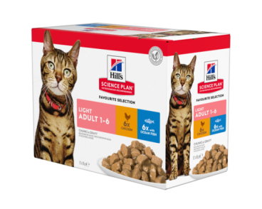 Hill's Science Plan Feline Adult Light Pollo y Pescado Azul 85g