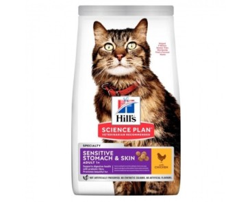 Hill's Science Plan Feline Adult Sensitive Stomach & Skin pollastre 1.5kg