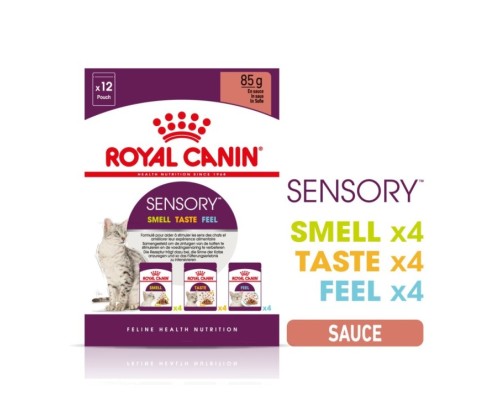 Royal Canin B.G. F.H.N. Gato Sensory Multipack (Smell + Taste + Feel) 3 x 4 x 85 gr