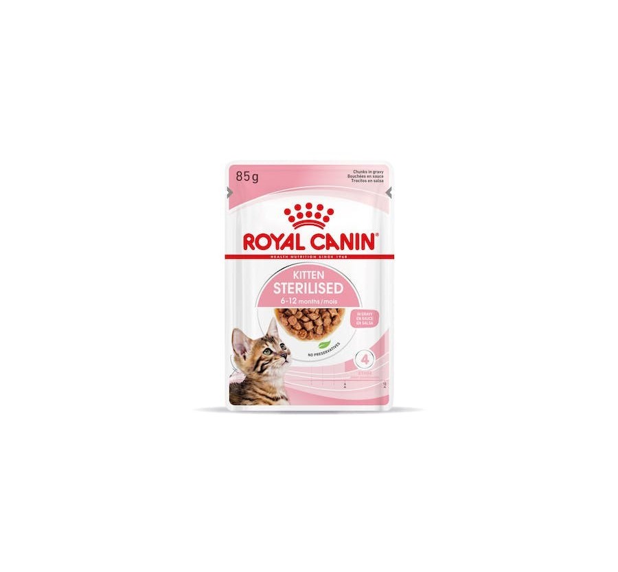 Royal Canin B.G. Gato Kitten Sterilised (salsa) 12 x 85 gr