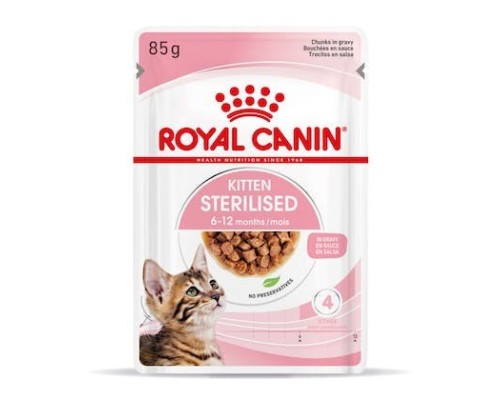 Royal Canin B.G. Gato Kitten Sterilised (salsa) 12 x 85 gr