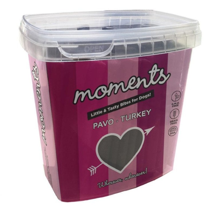 Moments Dog Barritas Pavo 600 G