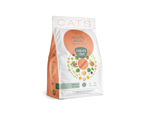 Natura Diet Cat Adult Salmon 400 Gr