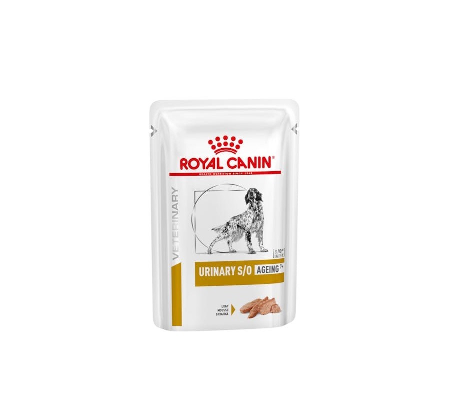 Royal Canin V.H.N. Perro Urinary S/O Ageing 7+ (paté) 12 x 85 gr