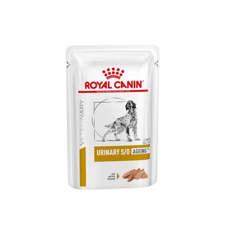 Royal Canin V.H.N. Perro Urinary S/O Ageing 7+ (paté) 12 x 85 gr