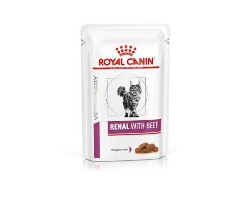Royal Canin V.H.V. Gato Renal with beef 12 x 85 gr