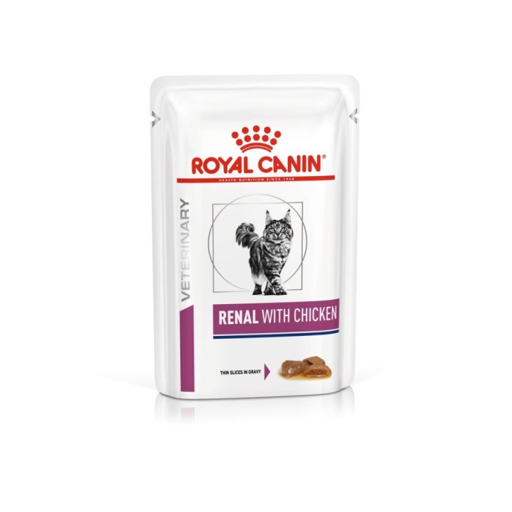 Royal Canin V.H.V. Gato Renal with chicken 12 x 85 gr