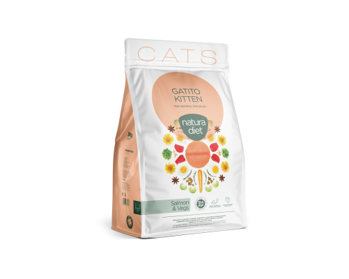 Natura Diet Cat Kitten Salmon 400 Gr