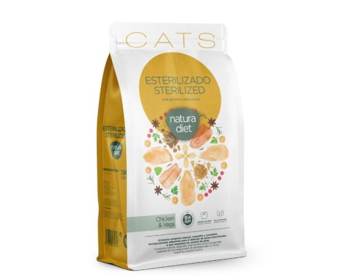 Natura Diet Cat Sterilized Chicken 1,5 Kg