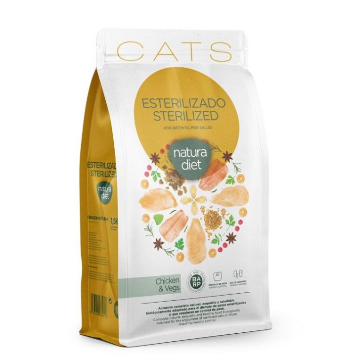 Natura Diet Cat Sterilized Chicken 1,5 Kg