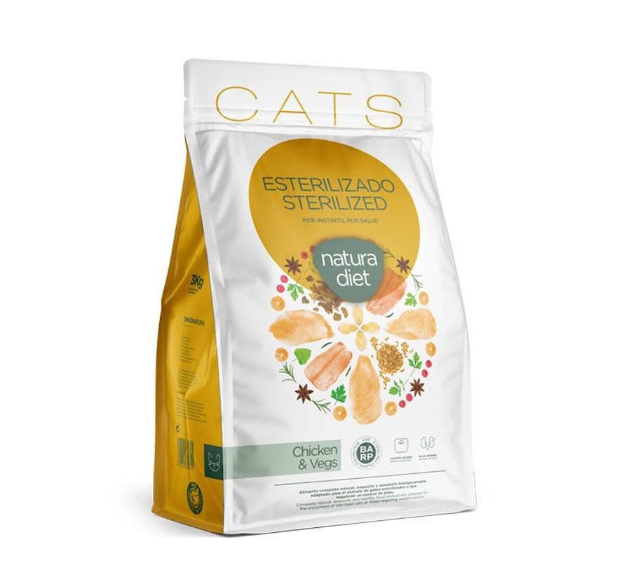 Natura Diet Cat Sterilized Chicken 3 Kg