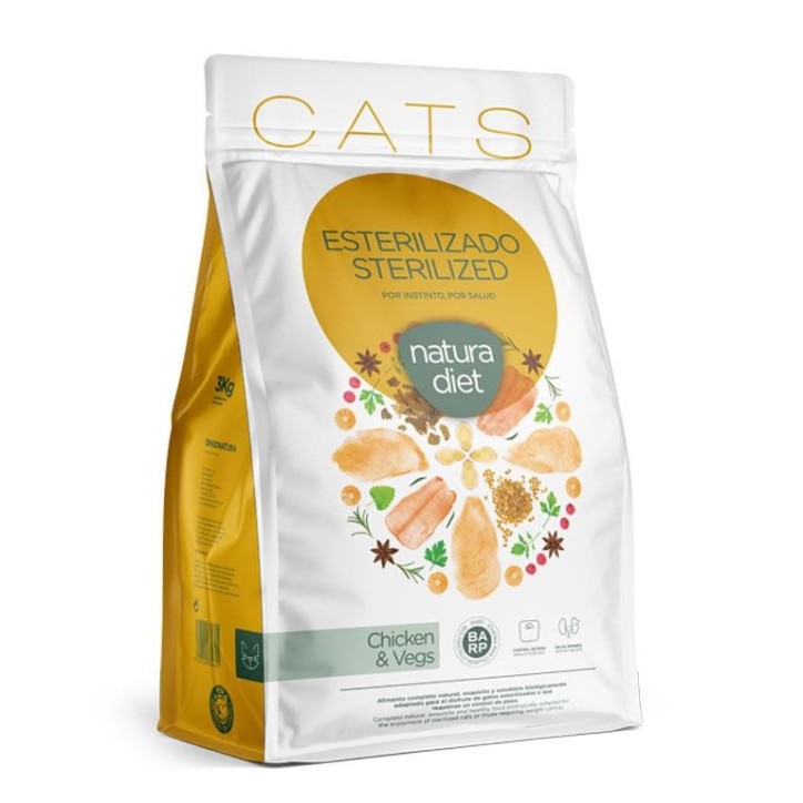 Natura Diet Cat Sterilized Chicken 3 Kg