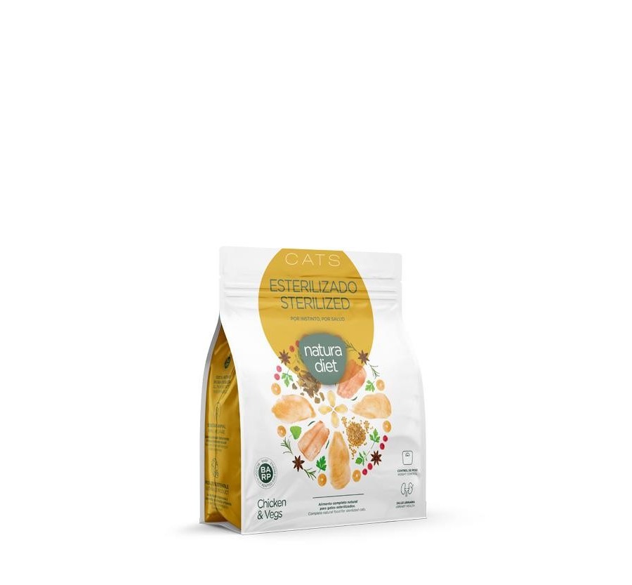 Natura Diet Cat Sterilized Chicken 400 Gr