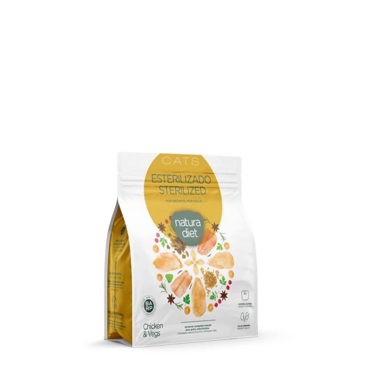 Natura Diet Cat Sterilized Chicken 400 Gr