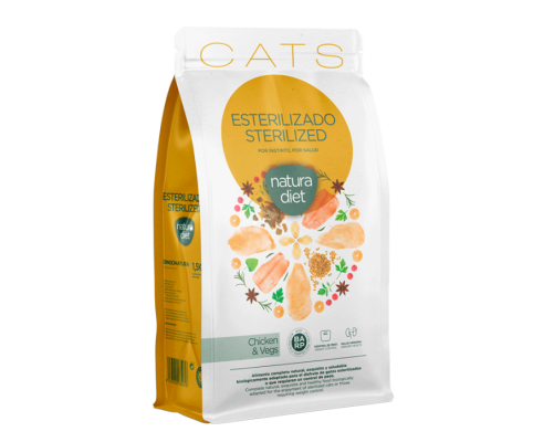 Natura Diet Cat Sterilized Chicken 8 Kg